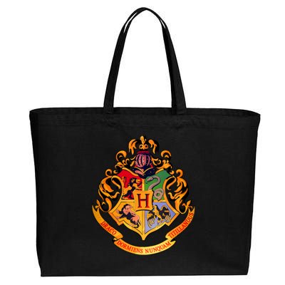 Hogwarts School Emblem Cotton Canvas Jumbo Tote