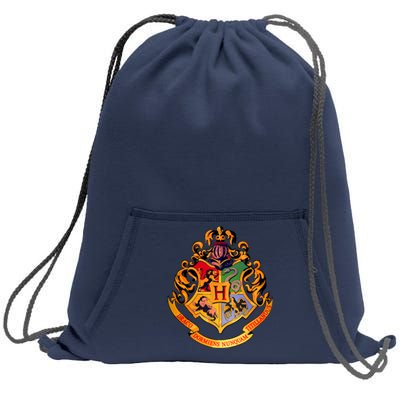 Hogwarts School Emblem Sweatshirt Cinch Pack Bag