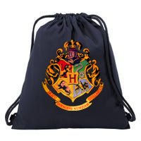 Hogwarts School Emblem Drawstring Bag