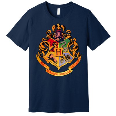 Hogwarts School Emblem Premium T-Shirt