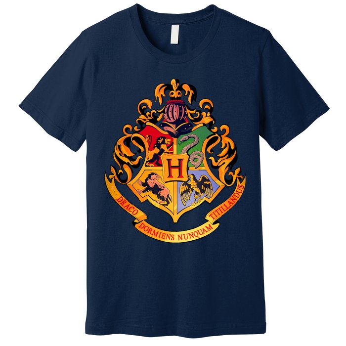 Hogwarts School Emblem Premium T-Shirt