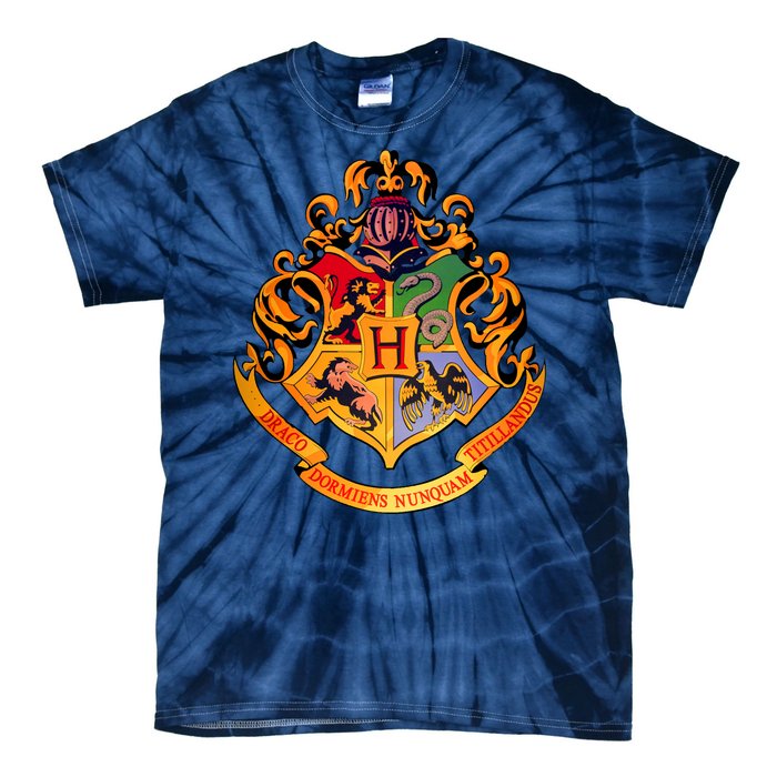 Hogwarts School Emblem Tie-Dye T-Shirt