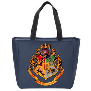 Hogwarts School Emblem Zip Tote Bag