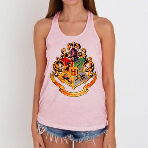 Hogwarts School Emblem Women's Knotted Racerback Tank