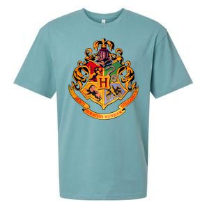 Hogwarts School Emblem Sueded Cloud Jersey T-Shirt