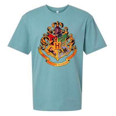 Hogwarts School Emblem Sueded Cloud Jersey T-Shirt