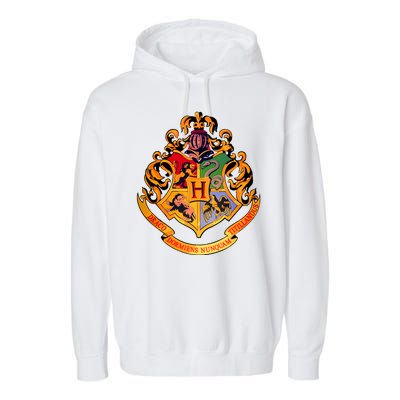 Hogwarts School Emblem Garment-Dyed Fleece Hoodie