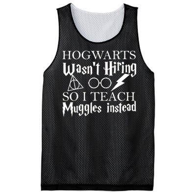 Hogwarts Wasn't Hiring So I Teach Muggles Mesh Reversible Basketball Jersey Tank