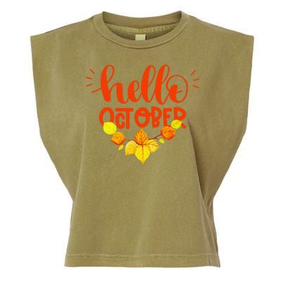 Hello October Garment-Dyed Women's Muscle Tee