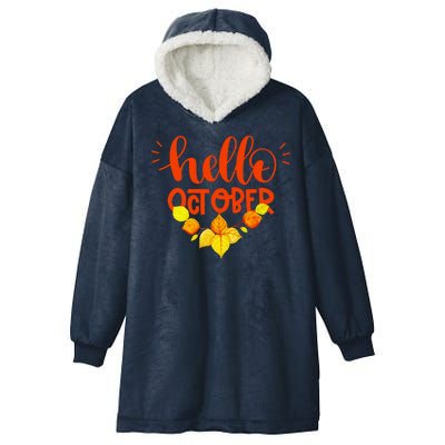 Hello October Hooded Wearable Blanket