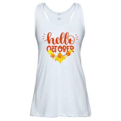 Hello October Ladies Essential Flowy Tank