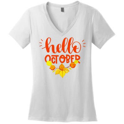 Hello October Women's V-Neck T-Shirt