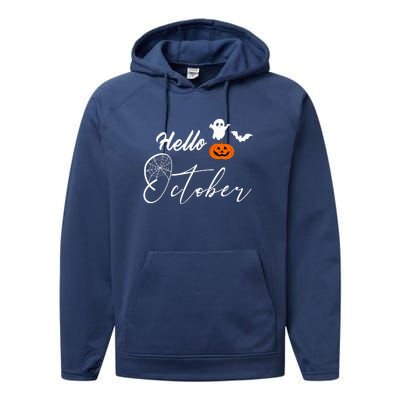 Hello October | Halloween Performance Fleece Hoodie