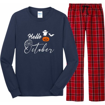 Hello October | Halloween Long Sleeve Pajama Set