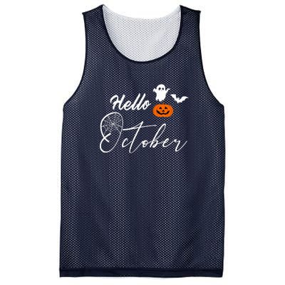 Hello October | Halloween Mesh Reversible Basketball Jersey Tank