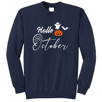 Hello October | Halloween Tall Sweatshirt