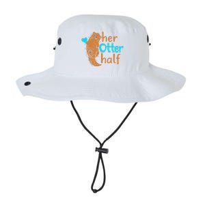 Her Otter Half Punny Romantic Couple Valentine's Day Legacy Cool Fit Booney Bucket Hat