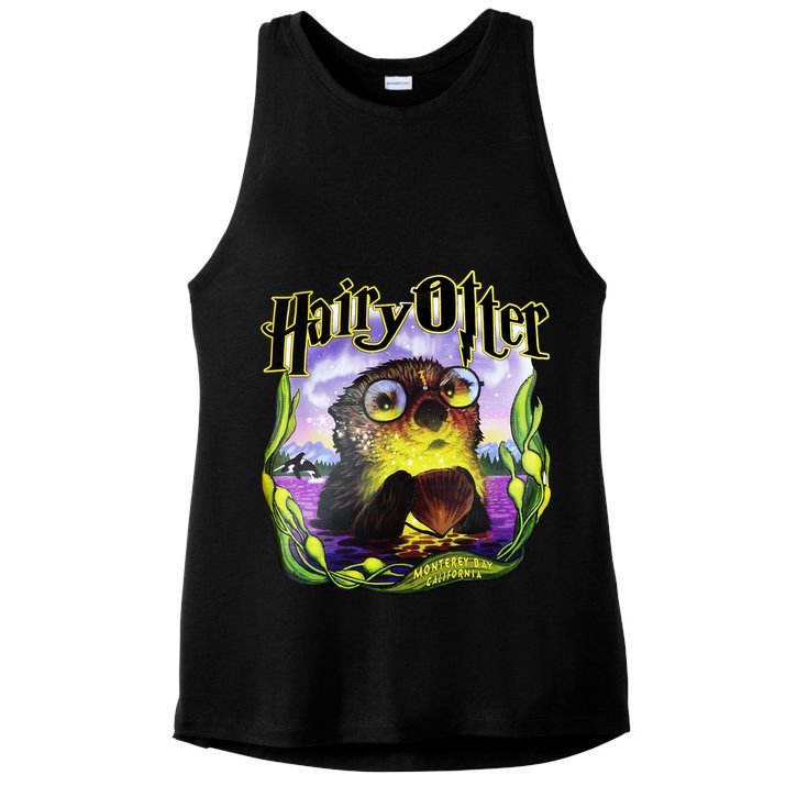 Hairy Otter Ladies PosiCharge Tri-Blend Wicking Tank
