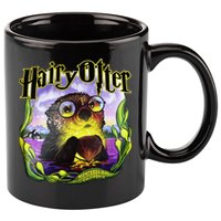 Hairy Otter 11oz C Handle Ceramic Mug