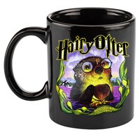 Hairy Otter 11oz C Handle Ceramic Mug