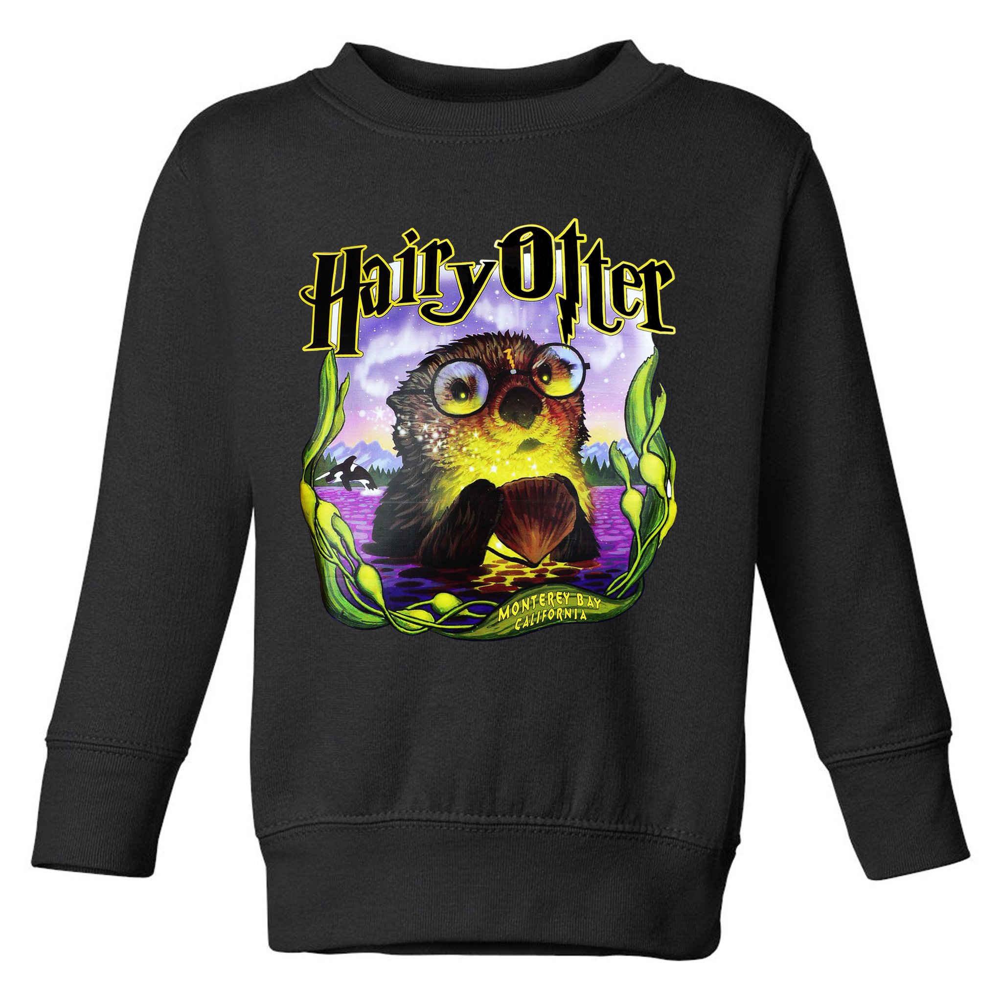 Hairy Otter Toddler Sweatshirt