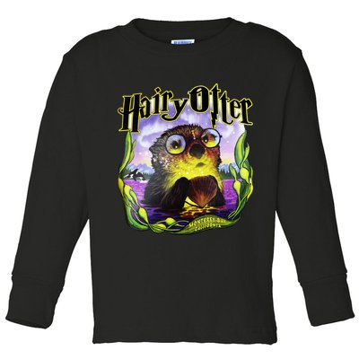 Hairy Otter Toddler Long Sleeve Shirt