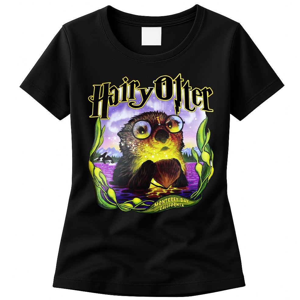 Hairy Otter Womens T-Shirt