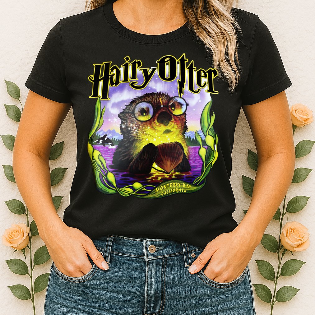Hairy Otter Womens T-Shirt