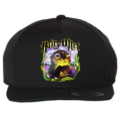 Hairy Otter Wool Snapback Cap