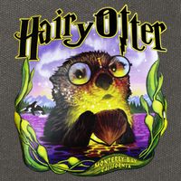 Hairy Otter Cotton Canvas Backpack