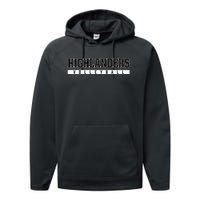 Highlanders Oak Hills High School Volleyball Premium Performance Fleece Hoodie