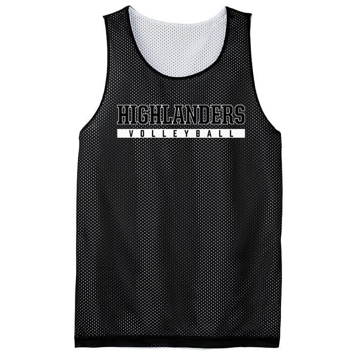 Highlanders Oak Hills High School Volleyball Premium Mesh Reversible Basketball Jersey Tank