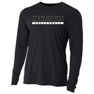 Highlanders Oak Hills High School Volleyball Premium Cooling Performance Long Sleeve Crew