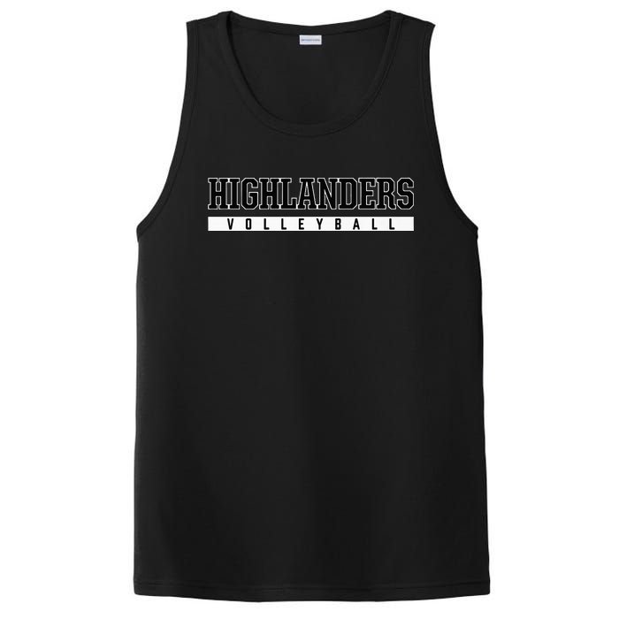 Highlanders Oak Hills High School Volleyball Premium PosiCharge Competitor Tank