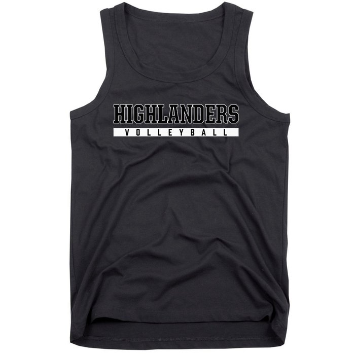 Highlanders Oak Hills High School Volleyball Premium Tank Top