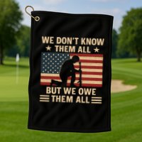 Honoring Our Heroes Golf Towel