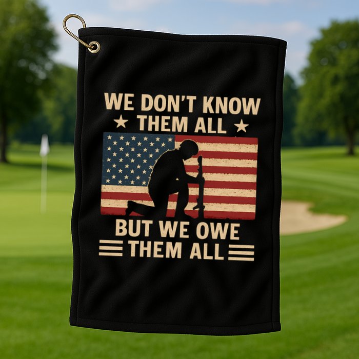 Honoring Our Heroes Golf Towel