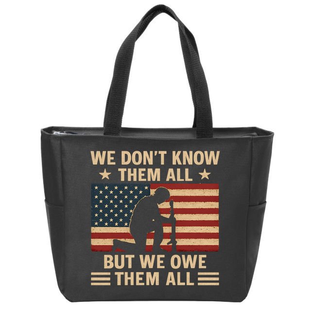 Honoring Our Heroes Zip Tote Bag