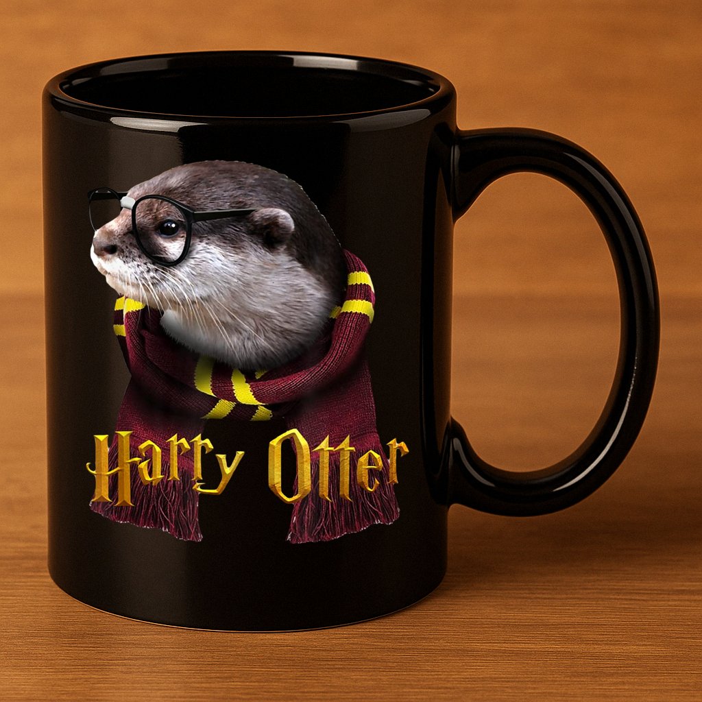 Harry Otter 11oz C Handle Ceramic Mug