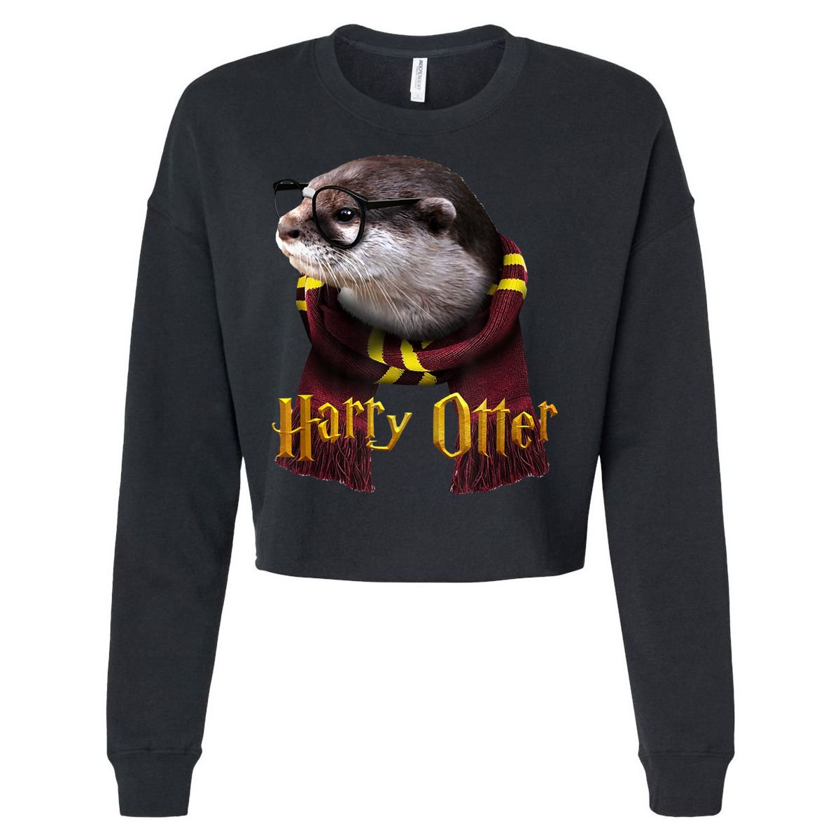 Harry Otter Cropped Pullover Crew