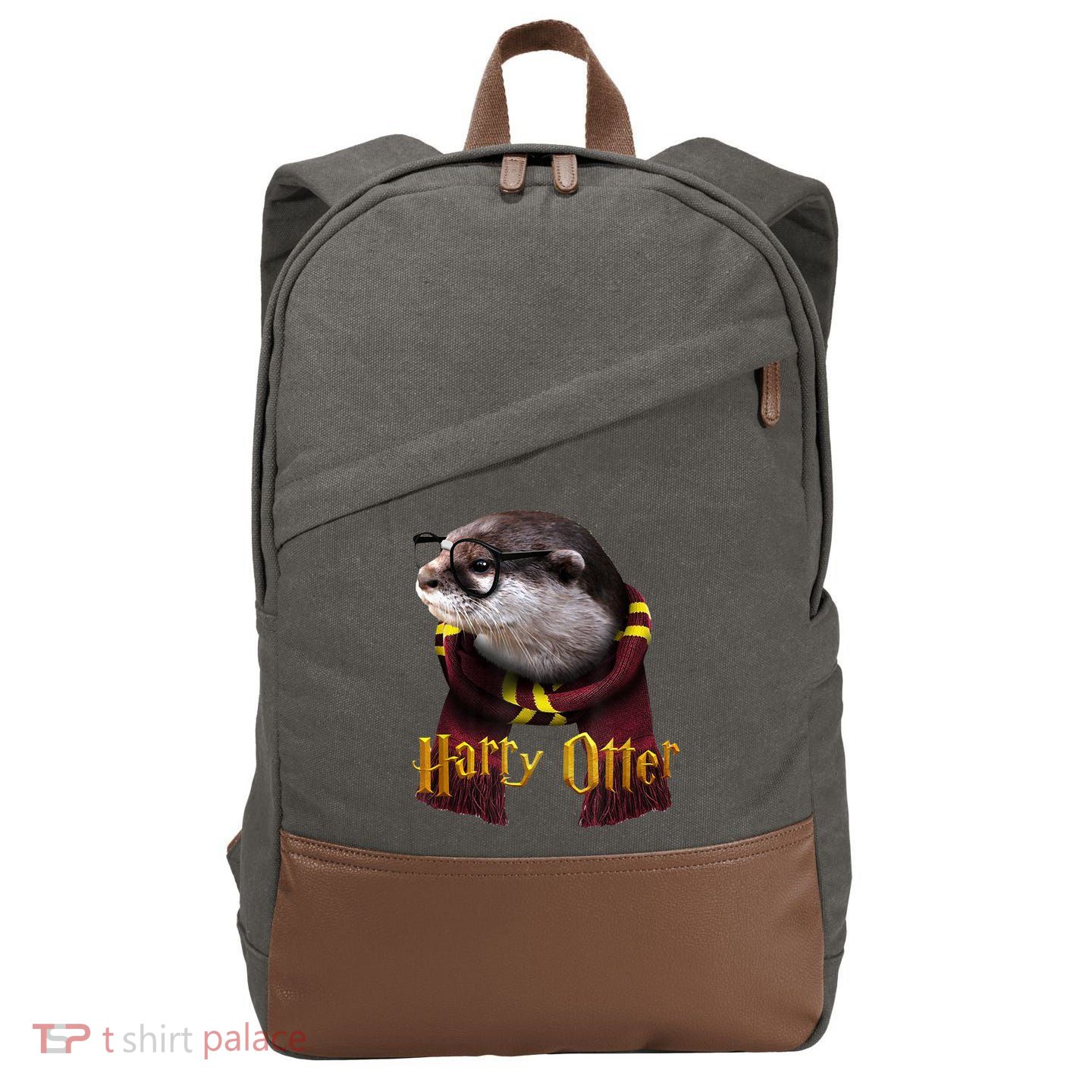 Harry Otter Cotton Canvas Backpack