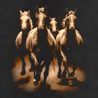 Herd Of Horses Cool Comfort Performance Bucket Hat