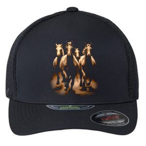 Herd Of Horses Flexfit Unipanel Trucker Cap