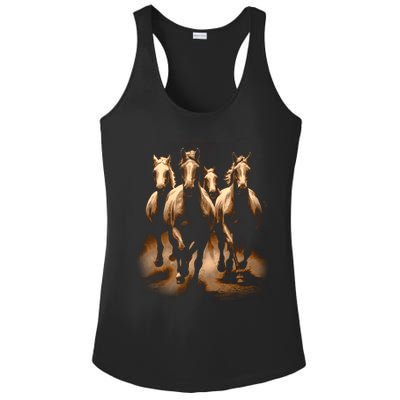 Herd Of Horses Ladies PosiCharge Competitor Racerback Tank