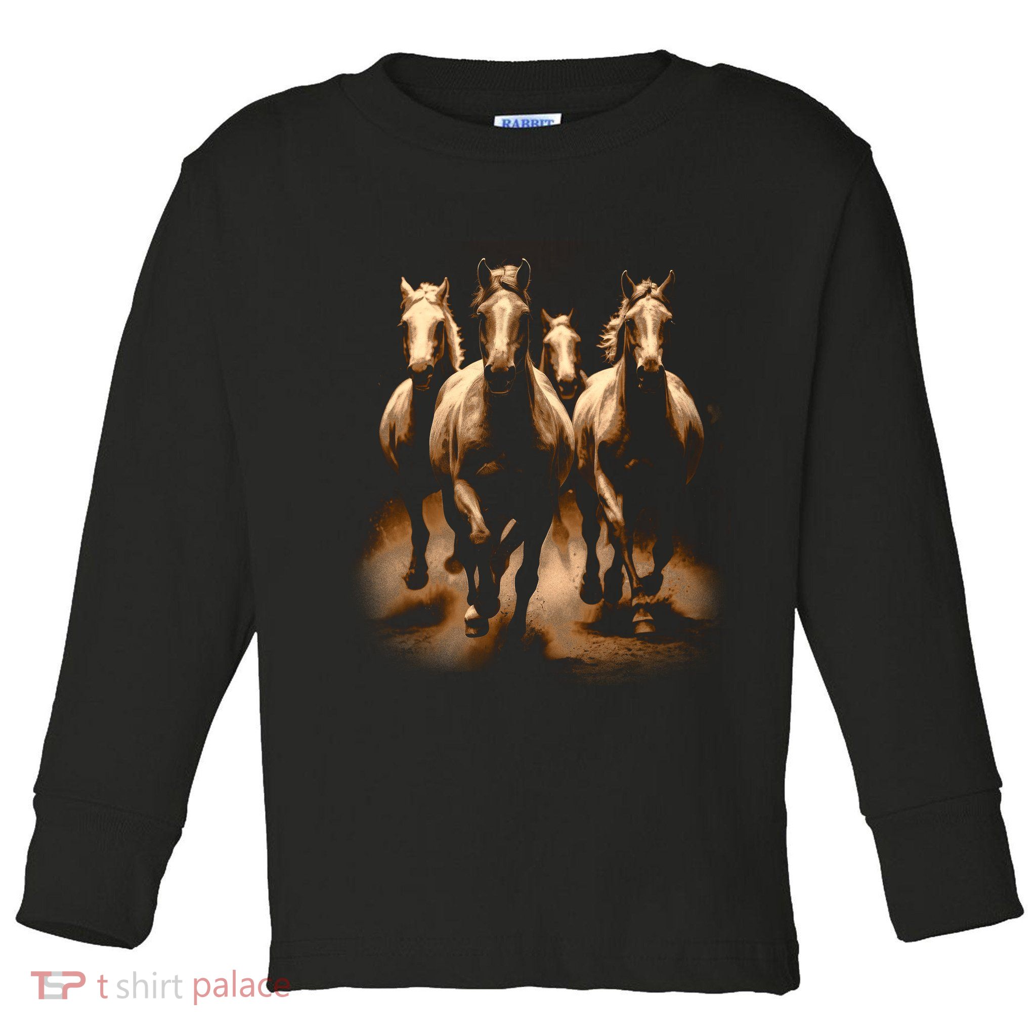 Herd Of Horses Toddler Long Sleeve Shirt