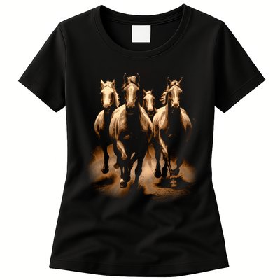 Herd Of Horses Womens T-Shirt