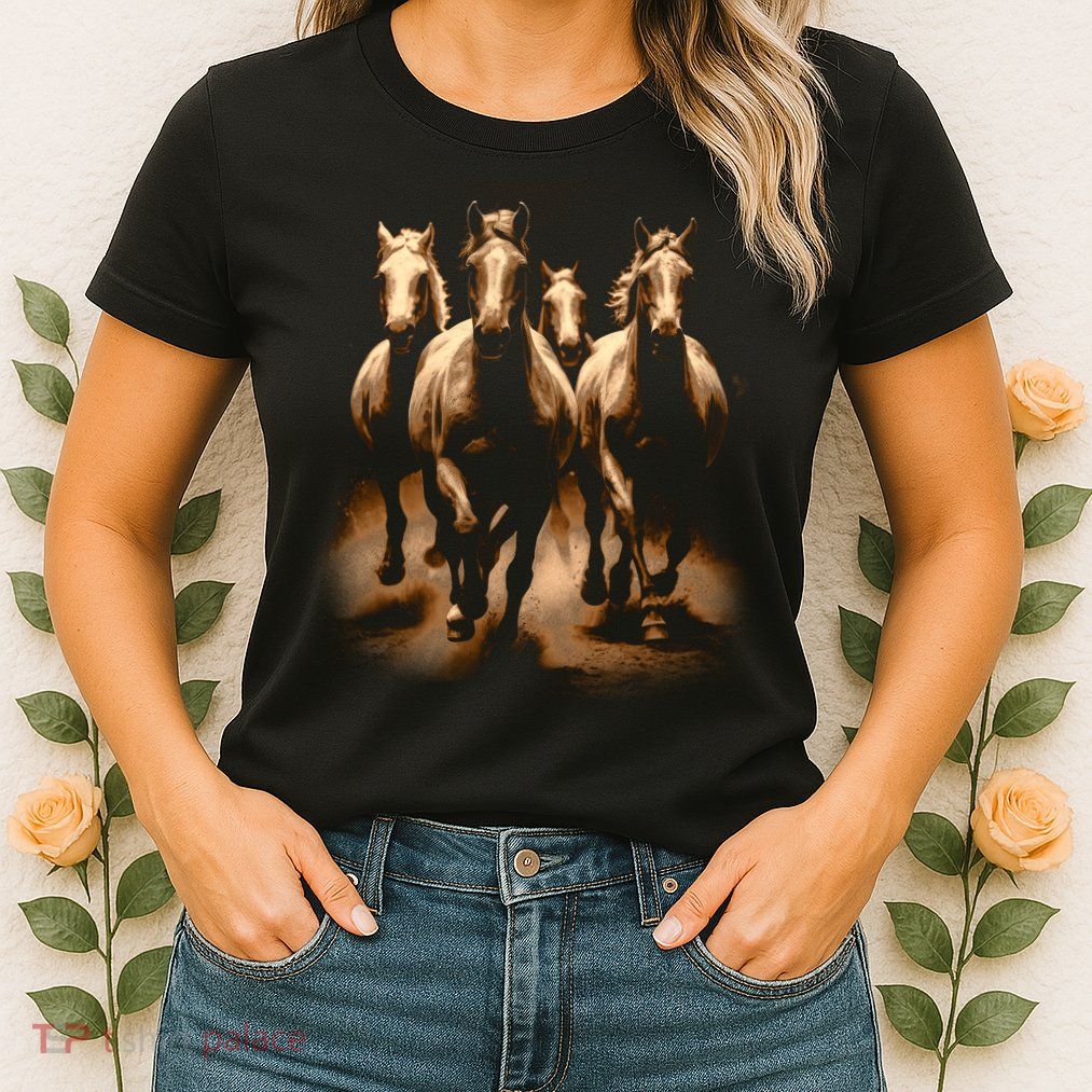 Herd Of Horses Womens T-Shirt