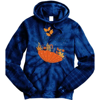 Hello October Tie Dye Hoodie