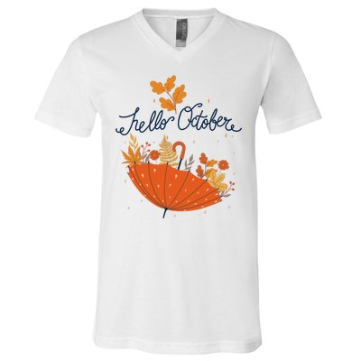 Hello October V-Neck T-Shirt