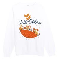 Hello October Premium Crewneck Sweatshirt